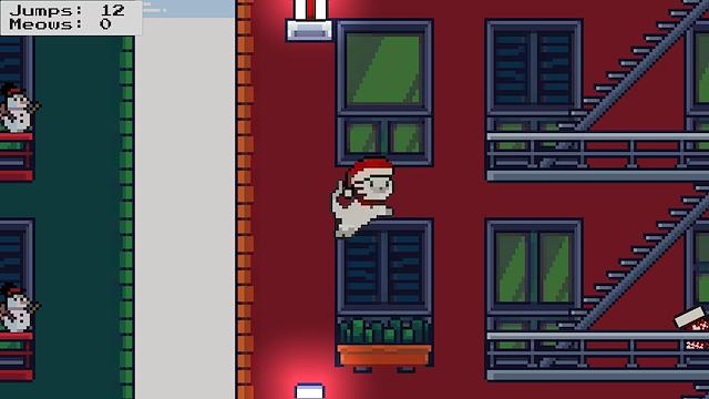 Image for the game Rooftop Rascal: The Claus Cat