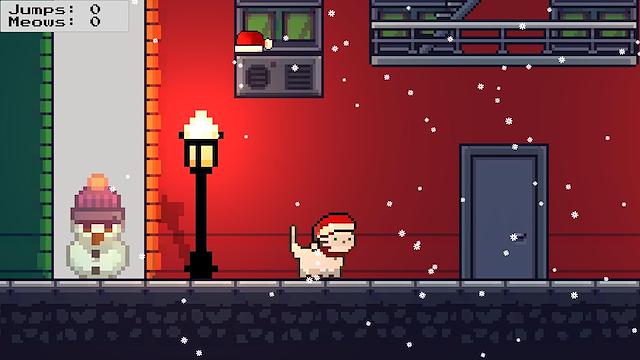 Image for the game Rooftop Rascal: The Claus Cat