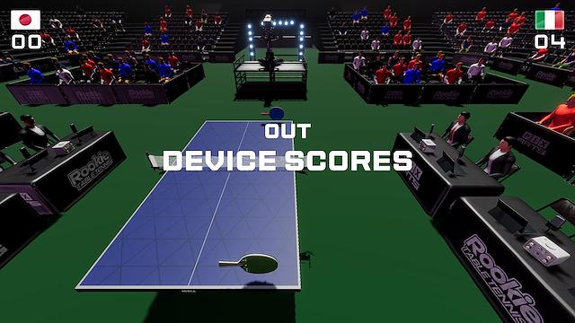 Image for the game Rookie Table Tennis