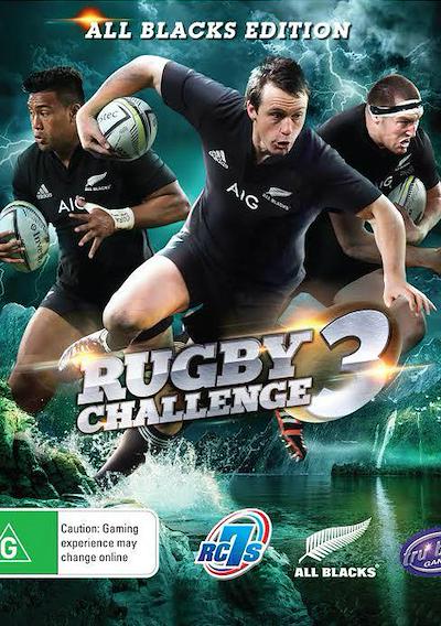 Cover image for the game Rugby Challenge 3
