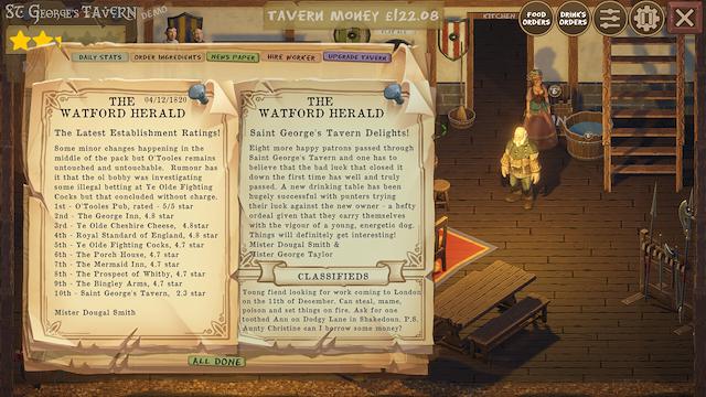Image for the game Saint George's Tavern