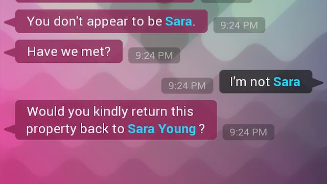 Image for the game Sara is Missing