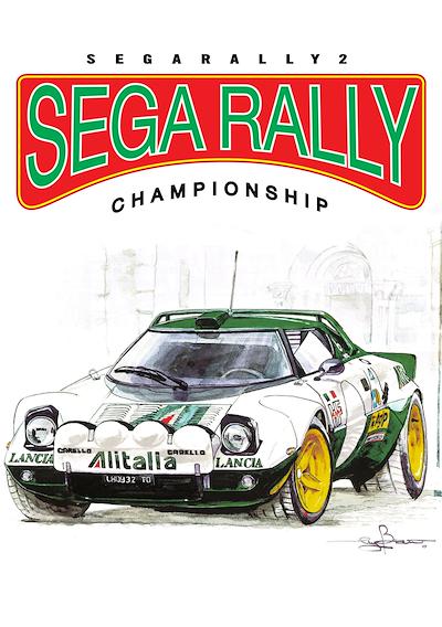Cover image for the game Sega Rally 2