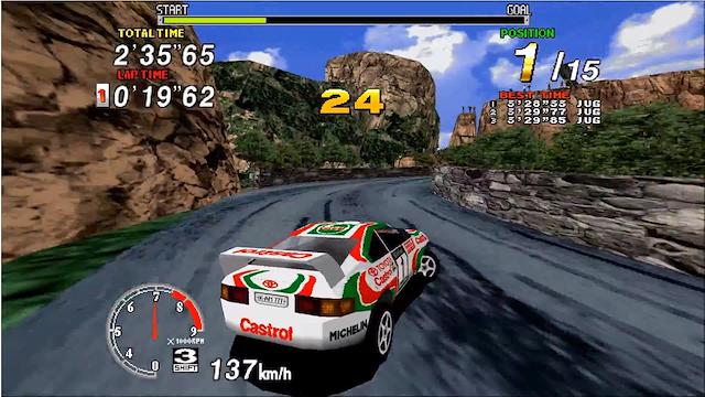 Image for the game Sega Rally Championship