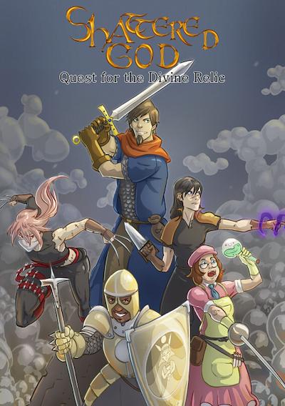 Cover image for the game Shattered God - Quest for the Divine Relic