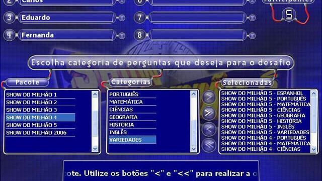 Image for the game Show do Milhão 2006