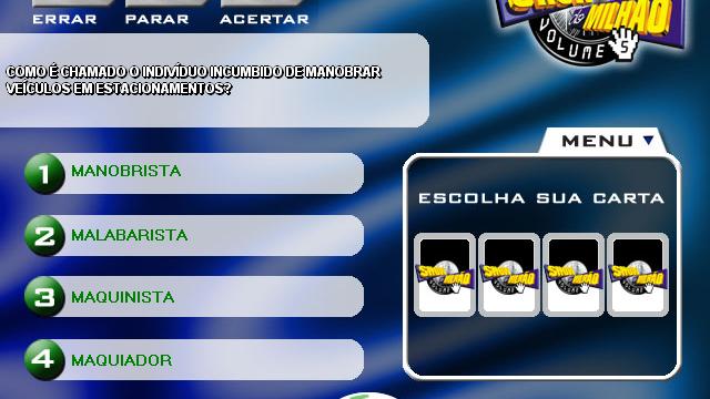 Image for the game Show do Milhão Volume 5