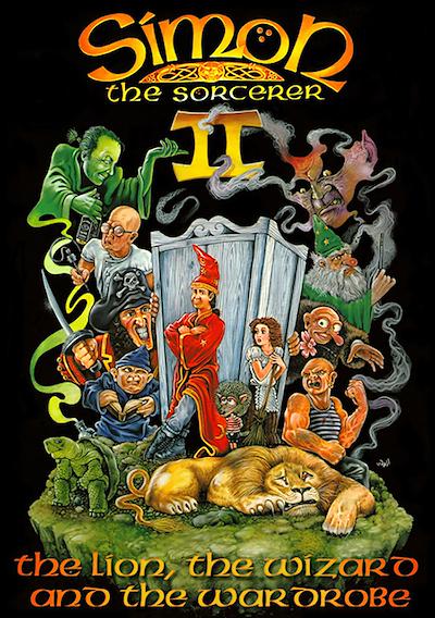 Cover image for the game Simon the Sorcerer II: The Lion, the Wizard and the Wardrobe