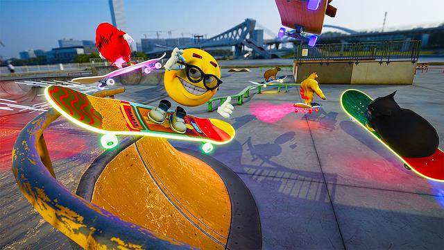 Image for the game Skateboard Drifting Simulator with Maxwell Cat: The Game