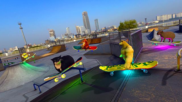 Image for the game Skateboard Drifting Simulator with Maxwell Cat: The Game