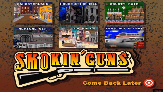 Image for the game Smokin' Guns - Shooting Gallery