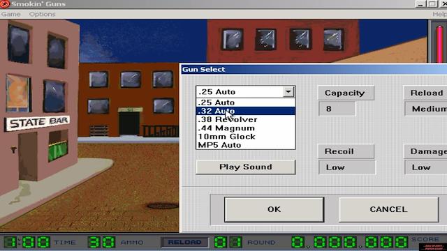 Image for the game Smokin' Guns - Shooting Gallery