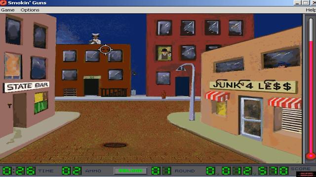 Image for the game Smokin' Guns - Shooting Gallery