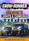 Cover image for the game SnowRunner: Season 11 - Lights & Cameras