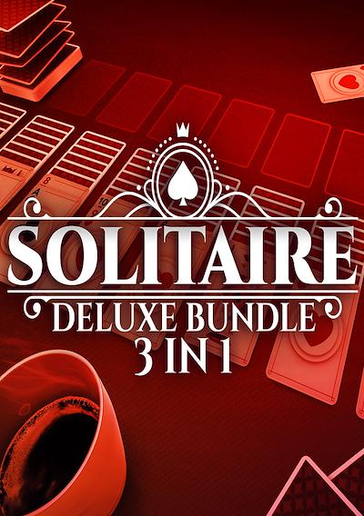 Cover image for the game Solitaire Deluxe Bundle: 3 in 1