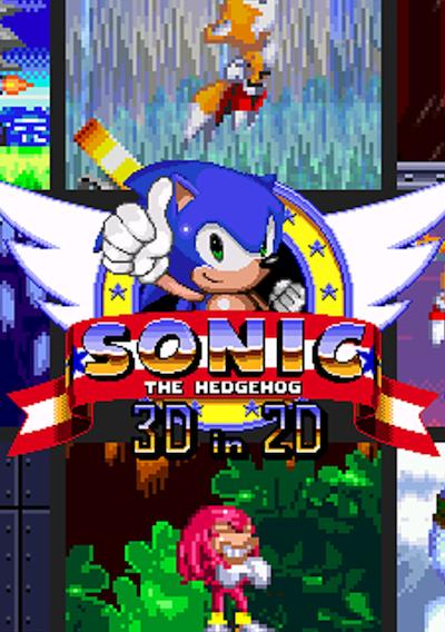 Cover image for the game Sonic 3D in 2D