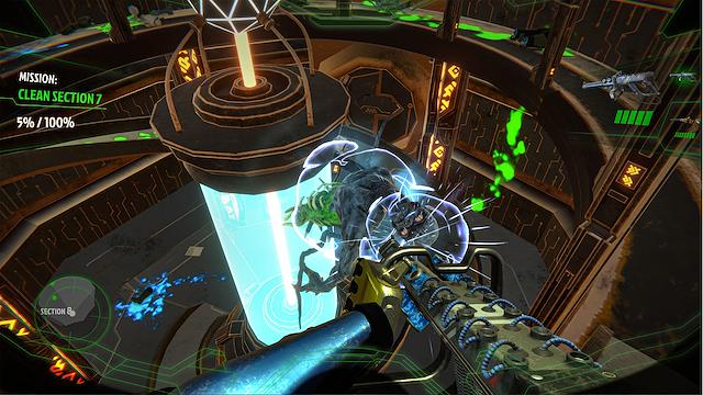 Image for the game Space CleanUp: Cosmic Robot Disinfector