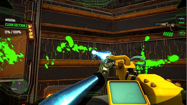 Image for the game Space CleanUp: Cosmic Robot Disinfector