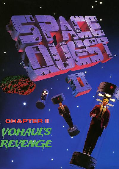 Cover image for the game Space Quest II: Vohaul's Revenge