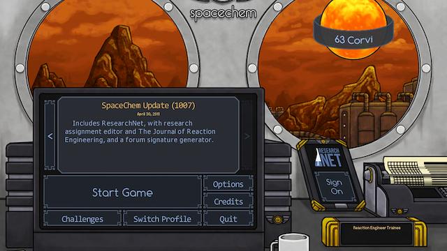 Image for the game SpaceChem: 63 Corvi