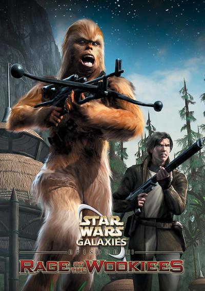 Cover image for the game Star Wars Galaxies: Rage of the Wookiees