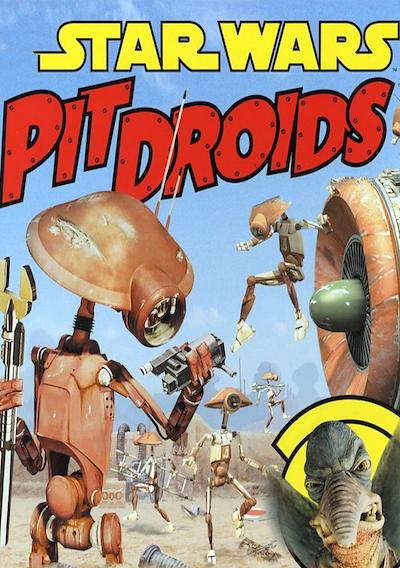 Cover image for the game Star Wars: Pit Droids