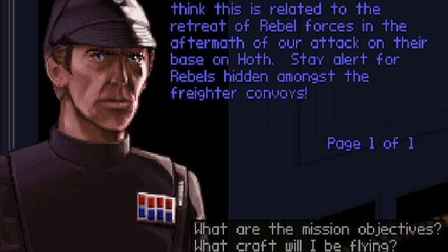 Image for the game Star Wars: TIE Fighter