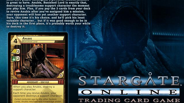 Image for the game Stargate Online Trading Card Game