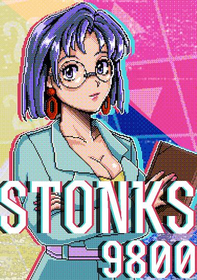 Cover image for the game Stonks-9800: Stock Market Simulator