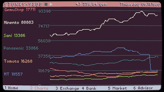 Image for the game Stonks-9800: Stock Market Simulator