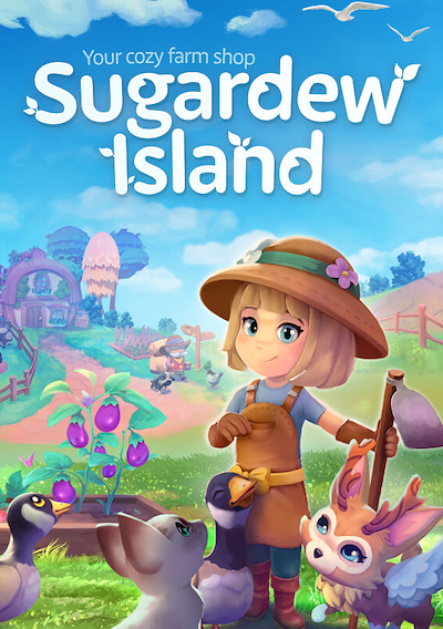 Cover image for the game Sugardew Island: Your Cozy Farm Shop