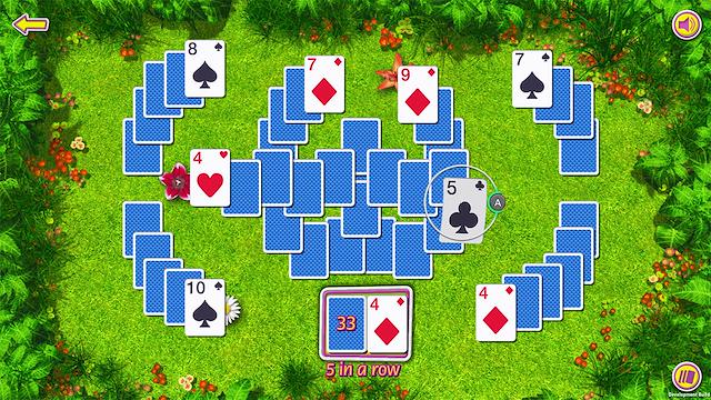 Image for the game Summer Tri-Peaks Solitaire