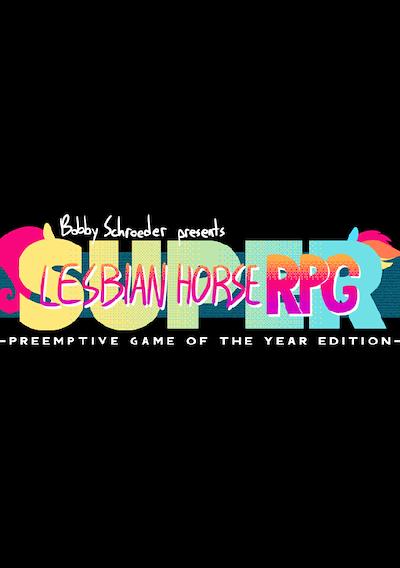 Cover image for the game Super Lesbian Horse RPG