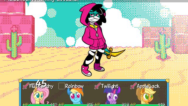 Image for the game Super Lesbian Horse RPG