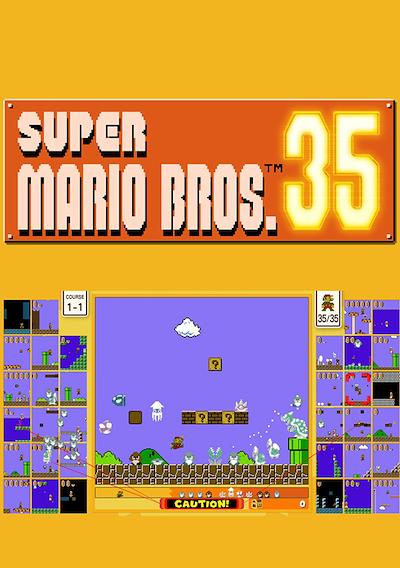 Cover image for the game Super Mario Bros. 35
