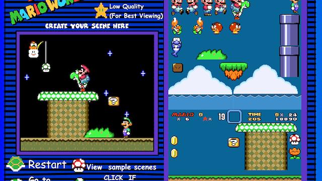 Image for the game Super Mario Scene Creator
