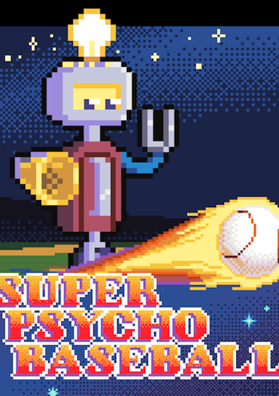 Cover image for the game Super Psycho Baseball