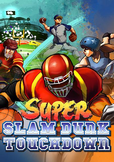Cover image for the game Super Slam Dunk Touchdown