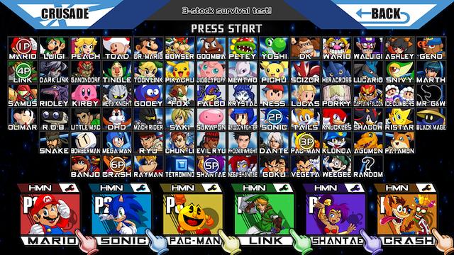 Image for the game Super Smash Bros. Crusade