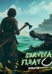Cover image for the game Survival Float Simulator: Crocodile Waters Craft, Raft, Build