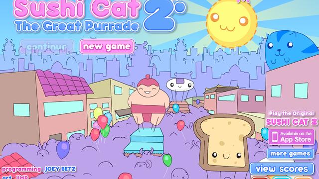 Image for the game Sushi Cat 2: The Great Purrade