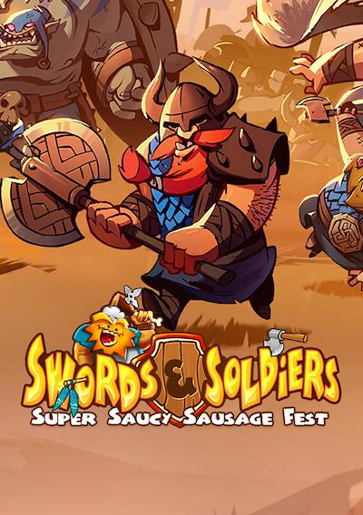 Cover image for the game Swords & Soldiers: Super Saucy Sausage Fest