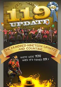 Cover image for the game Team Fortress 2: 119th Update