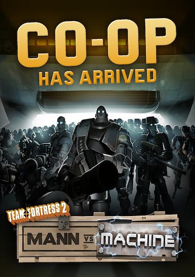 Cover image for the game Team Fortress 2: Mann vs. Machine