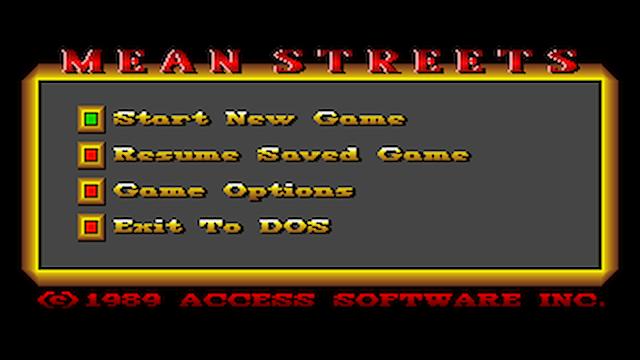 Image for the game Tex Murphy: Mean Streets