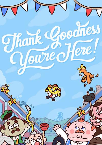 Cover image for the game Thank Goodness You're Here!