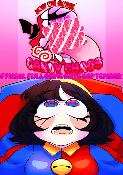 Cover image for the game The Amazing Digital Circus Visual Novel: Candy Chaos