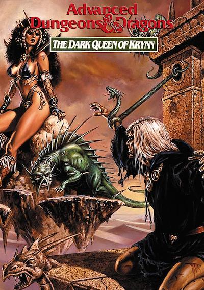 Cover image for the game The Dark Queen of Krynn