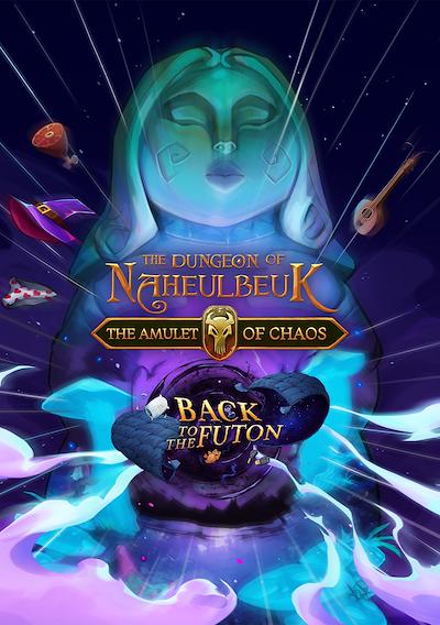 Cover image for the game The Dungeon of Naheulbeuk: The Amulet of Chaos - Back to the Futon