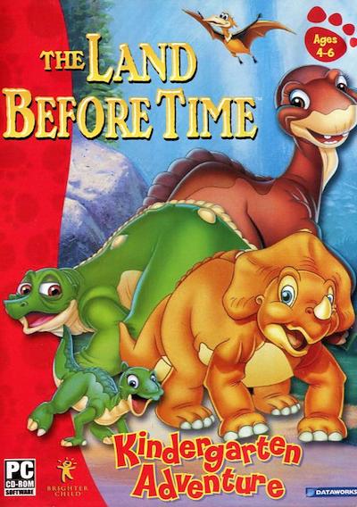 Cover image for the game The Land Before Time: Kindergarten Adventure